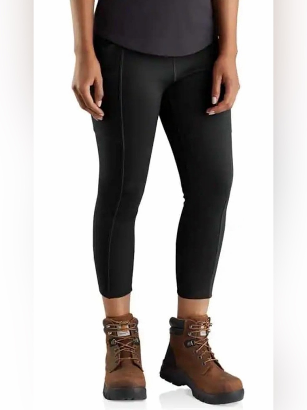 CARHARTT FITTED UTILITY FLEX FORCE LEGGING BLACK SIZE LARGE REGULAR LIKE NEW